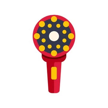 Children's flashlight toy projecting star patterns 스톡 일러스트