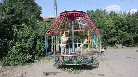 Children's fun park Stock Footage 52958352