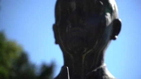 Children's graveyard Stock Footage 156560804