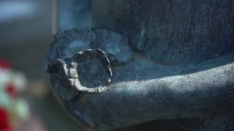 Children's graveyard Stock Footage 156570287