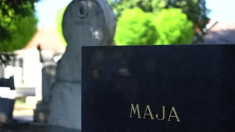 Children's graveyard Stock Footage 156571077