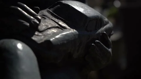 Children's graveyard Stock Footage 156572393