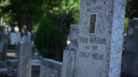 Children's graveyard Stock Footage 156576044