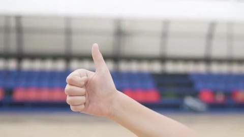 The children's hand shows the class and not the class gesture Stock Footage 138933410