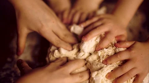 Children's hands Stock Footage 46954705