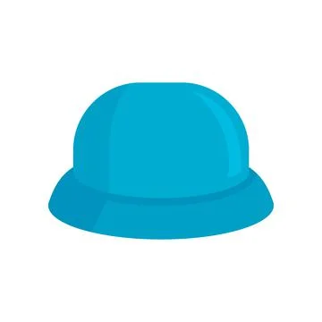 Childrens Hat icon in flat style 스톡 일러스트