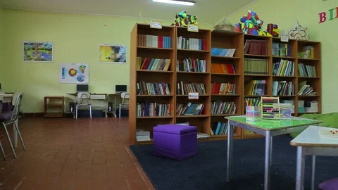 Children's library Stock Footage 77050648