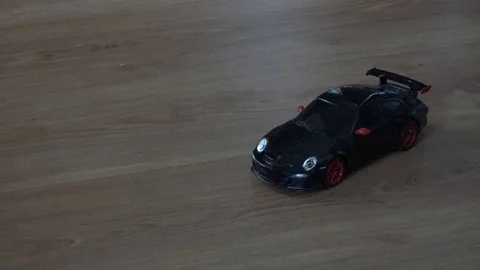 Children's machine on the remote control in black. Stock Footage 100289264