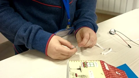 Children's makes science technology engineering project Stock Footage 86271018