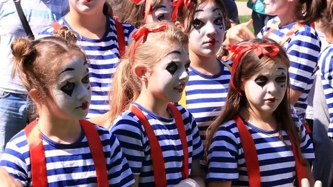 Children's maskembal 3 Stock Footage 76960959