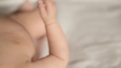 Children's massage at home Stock Footage 70668655