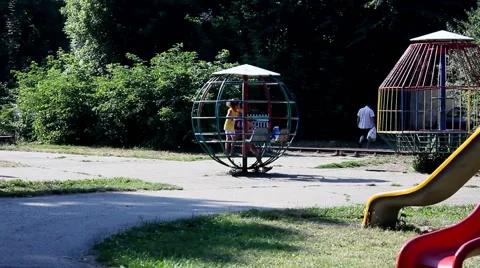 Children's park Video stock 52956664