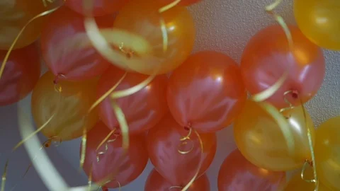 The children's Party balloons Video stock 88192256