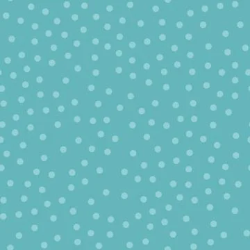 Childrens pattern. White polka dots on a blue background. Seamless pattern. Stock Illustration