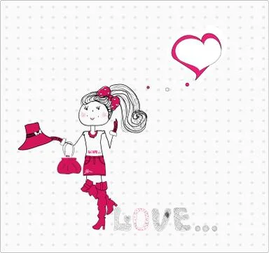 Children's photo framework vector Stock Illustration