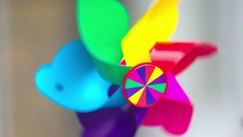 Children's pinwheel Stock Footage 279649917