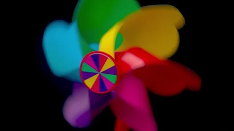 Children's pinwheel Stock Footage 279649944