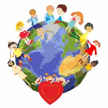 Children's planet, Stock Illustration