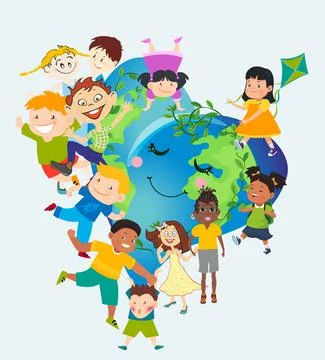 Children's planet, Stock Illustration