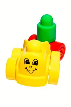 Children's plastic train Stock Photos