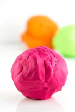 Children's plasticine Stock Photos