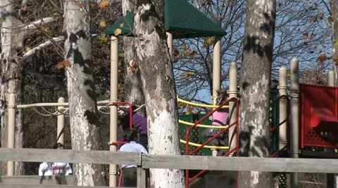 CHILDRENS PLAYGROUND 3 Video stock 11186834