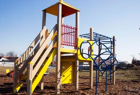 Children's Playground for development Stock Photos