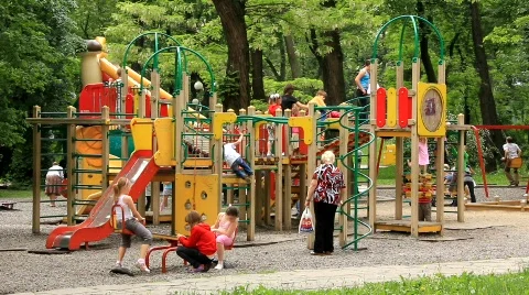 Children's playground Video stock 829925