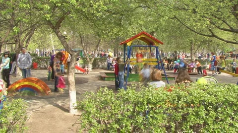 Children's playground Video stock 5583467