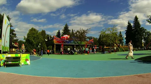 Children's playground Stock Footage 29656332