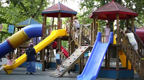 Children's Playground Stock Footage 65583044