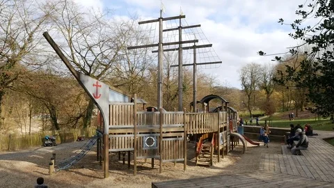 Children's Playground Stock Footage 72686509