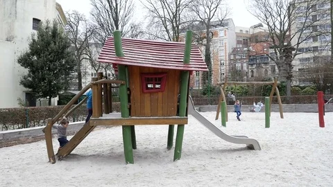 Children's Playground Stock Footage 72687307