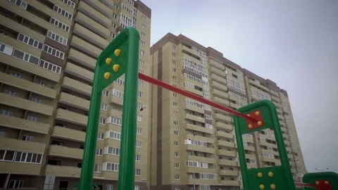 Children's playground Stock Footage 80484881