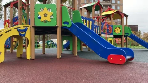 Children's playground Stock Footage 117716395