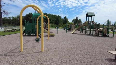 Childrens playground Stock Footage 157558790