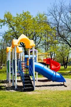 Childrens playground Stock Photos