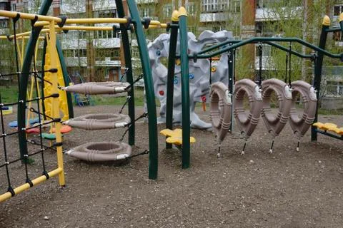 A children's playground Stock Photos