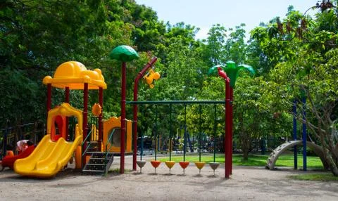 Children's playground Foto stock
