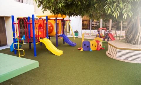 A children's playground Foto stock