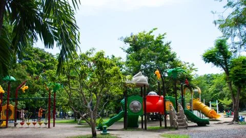 Children's playground Foto stock