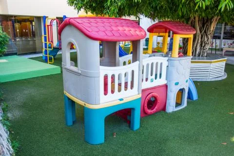 A children's playground Foto stock