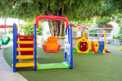 A children's playground Foto stock