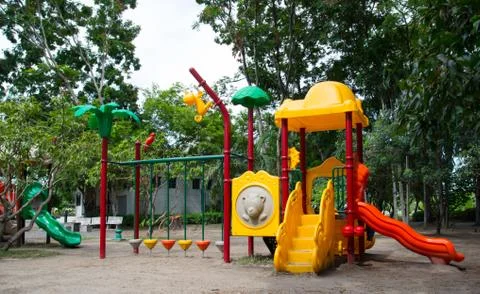 Children's playground Foto stock