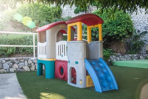 A children's playground Foto stock