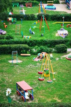 Children's playground Foto stock