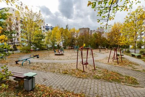 Children's playground Foto stock