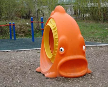 A children's playground.fish Stock Photos