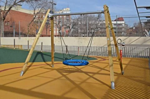 Children's playgrounds Stock Photos