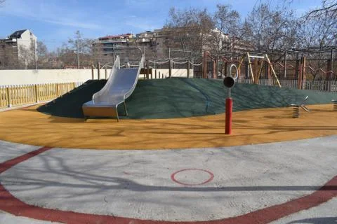 Children's playgrounds Stock Photos